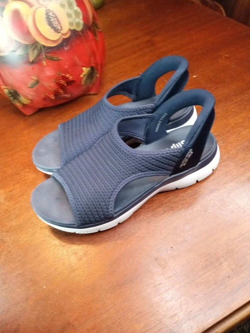 Skechers 8M Navy Blue Women's Summits-Sweetly Evolved Sport Sandals Hands Free